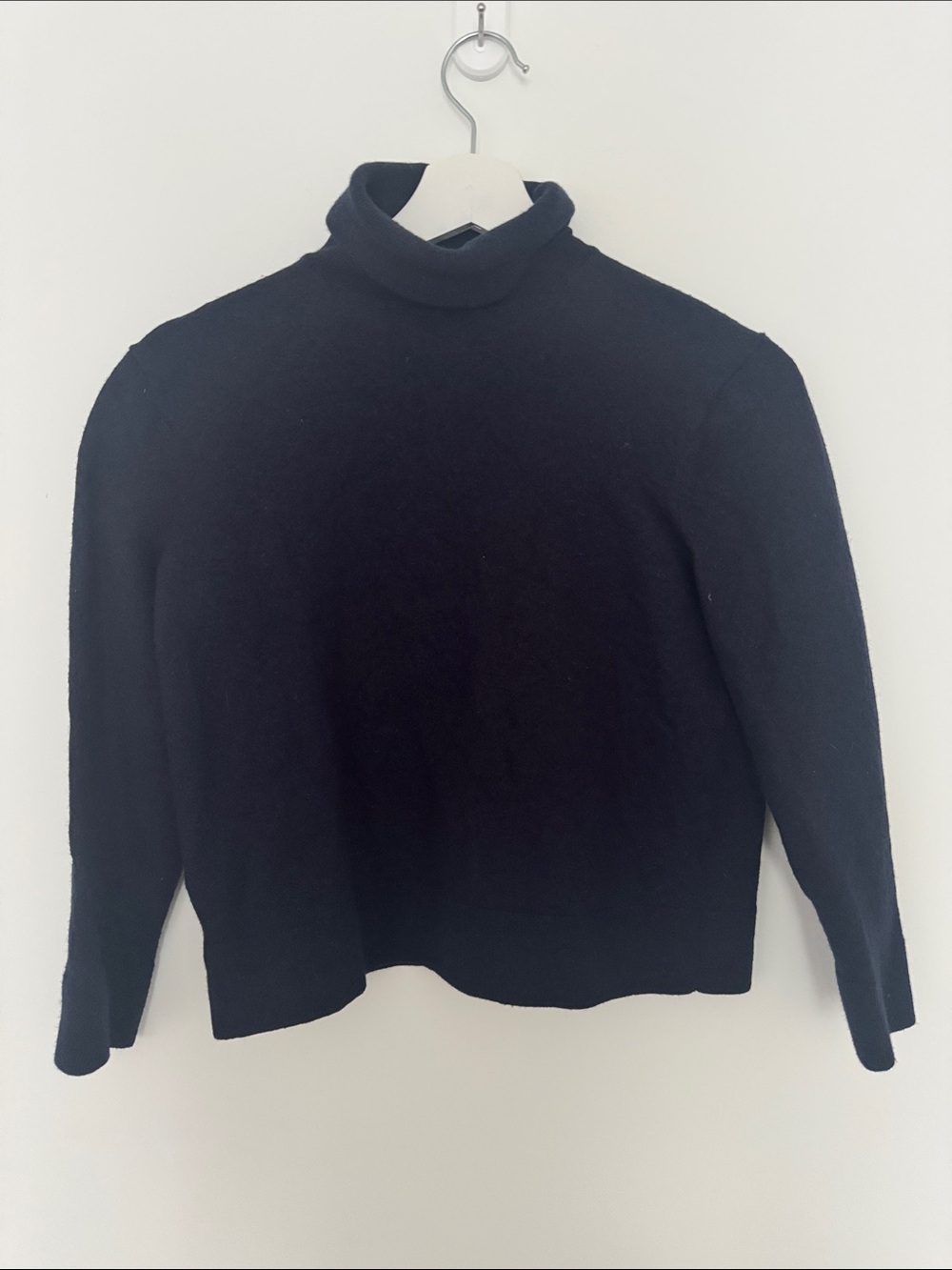 Banana Republic Black Merino Turtleneck Sweater